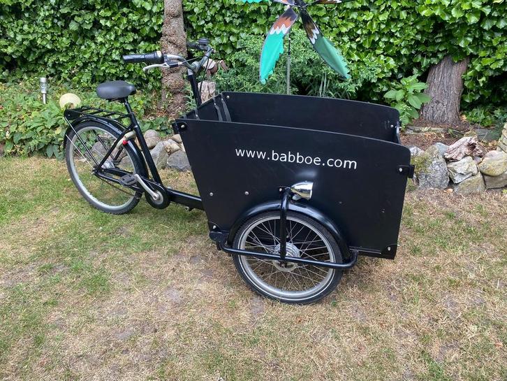 Bakfiets met deurtje, Fietsen en Brommers, Fietsen | Bakfietsen, Gebruikt, Overige merken, 2 kinderen, Elektrisch, Ophalen