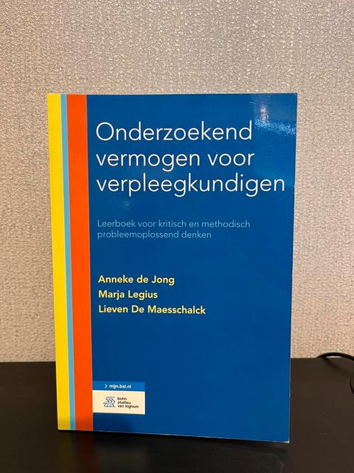 Onderzoekend vermogen voor verpleegkundigen NIEUW, Boeken, Studieboeken en Cursussen, Zo goed als nieuw, HBO, Alpha, Ophalen of Verzenden
