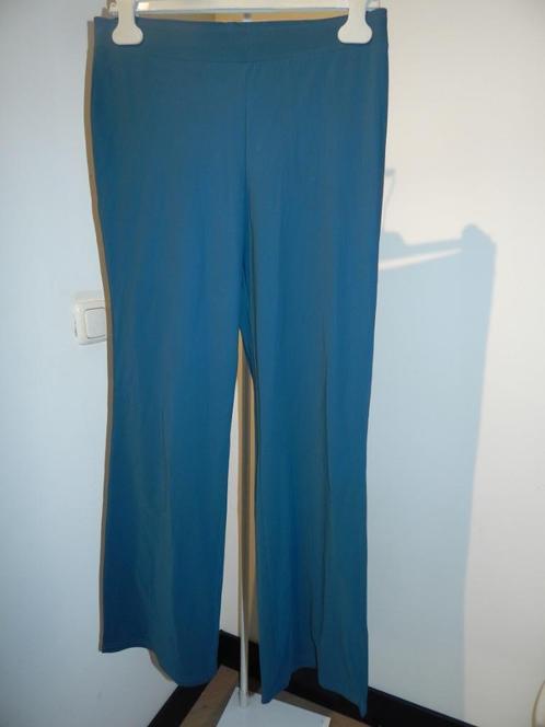 Ladress stretch broek mooie tint travel stof L, Kleding | Dames, Broeken en Pantalons, Gedragen, Maat 42/44 (L), Overige kleuren