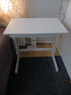 Compact Computer Tafel met Uitschuifbaar Toetsenbordblad, Ophalen, In hoogte verstelbaar, Zo goed als nieuw, Bureau