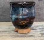 Hagiware Theekop Yamane Seigan - Seigan Ao Glazuur, Antiek en Kunst, Verzenden