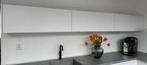 Drie witte wandkasten met Blum soft-close, Huis en Inrichting, Keuken | Keukenelementen, 100 tot 150 cm, Wit, Ophalen of Verzenden