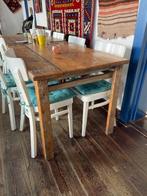 6 Steigerhouten tafels, Huis en Inrichting, Tafels | Eettafels, Ophalen, Gebruikt, 50 tot 100 cm, 150 tot 200 cm