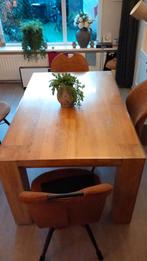 Houten Eettafel, 100 tot 150 cm, Ophalen of Verzenden, 150 tot 200 cm, Modern