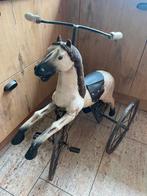 antiek trapfiets paard driewieler hout compleet, Ophalen, Gebruikt