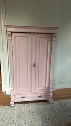 Antieke grenen houten roze kast, Antiek en Kunst, Antiek | Meubels | Kasten, Ophalen of Verzenden