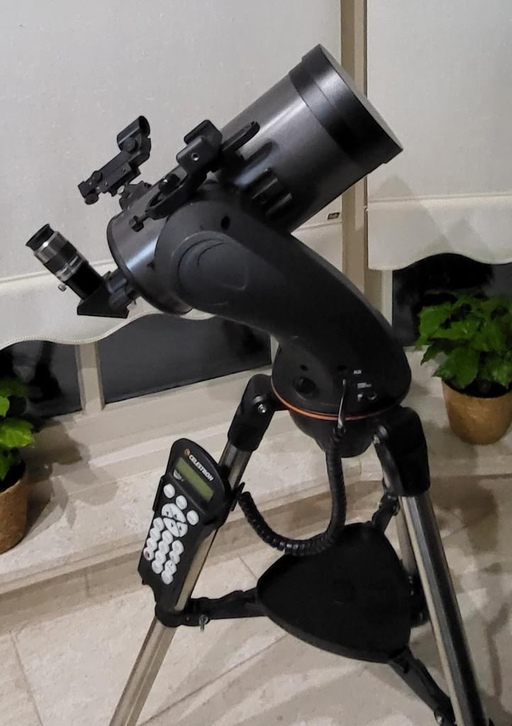 Celestron NexStar 127SLT met extra's, Audio, Tv en Foto, Optische apparatuur | Telescopen, Gebruikt, Spiegeltelescoop (reflector)