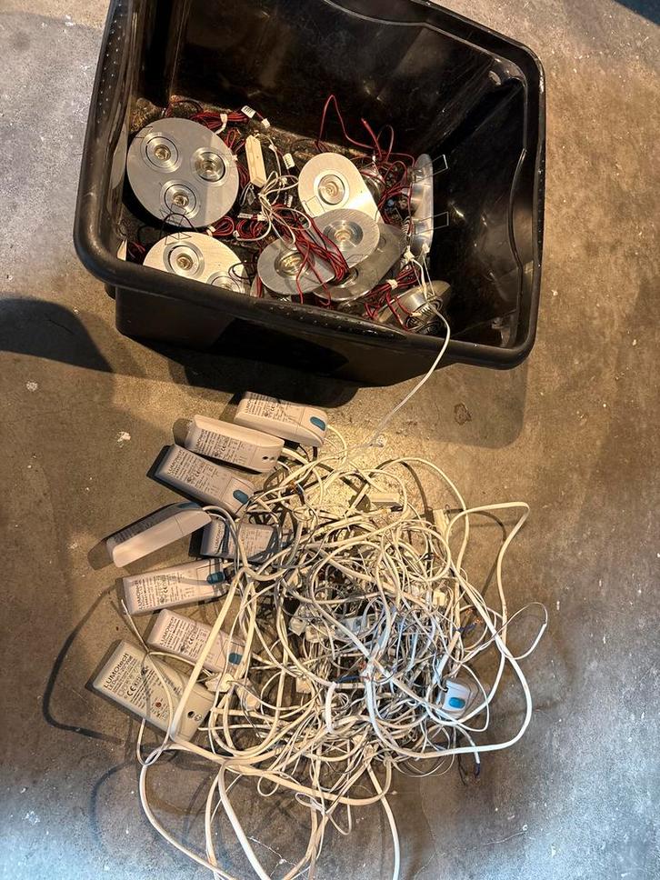 Partij Lumotech LED Drivers & Spots, Doe-het-zelf en Verbouw, Elektra en Kabels, Gebruikt, Overige typen, Ophalen of Verzenden