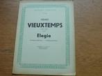 Vieuxtemps - elegie op.30 Alt viool en piano, Muziek en Instrumenten, Bladmuziek, Gebruikt, Klassiek, Ophalen of Verzenden, Piano