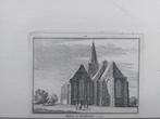 381 / De kerk van Wydenes Oude gravure 18e eeuw H. Spilman, Antiek en Kunst, Kunst | Etsen en Gravures, Ophalen of Verzenden