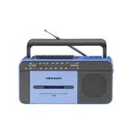 Crosley cassettespeler Grijs/Blauw, Audio, Tv en Foto, Cassettedecks, Verzenden