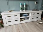Tv meubel wit met 4 lades 180x45x52, Ophalen, Zo goed als nieuw, 25 tot 50 cm, Minder dan 100 cm