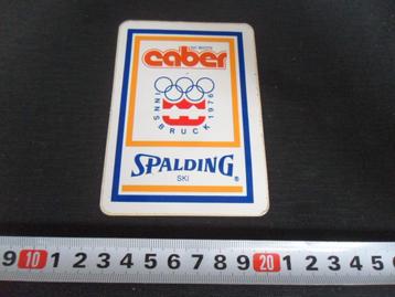 sticker Ski Boots Spalding Ski INNSBRUCK 1976  beschikbaar voor biedingen