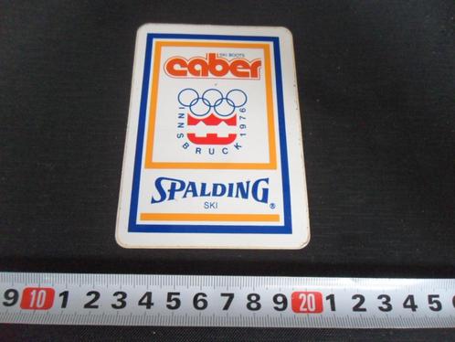 sticker Ski Boots Spalding Ski INNSBRUCK 1976, Verzamelen, Stickers, Zo goed als nieuw, Bedrijf of Vereniging, Ophalen