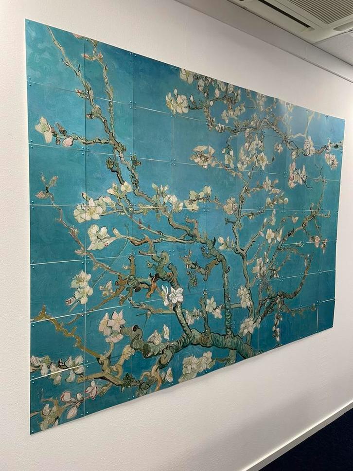 IXXI Amandelbloesem (Vincent van Gogh), Antiek en Kunst, Kunst | Schilderijen | Abstract, Ophalen of Verzenden