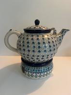 Bunzlau theepot 2000 ml met warmhouder, Ophalen of Verzenden