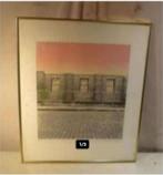 Mooie Litho 'Achter Tralies' - Christiane Bal, Antiek en Kunst, Ophalen of Verzenden