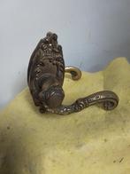 8279) mooi oud messing  klink stel, Doe-het-zelf en Verbouw, Hang- en Sluitwerk, Ophalen of Verzenden, Koper of Messing, Klink of Kruk