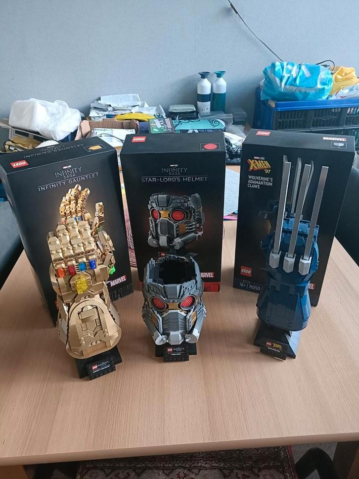 drie LEGO Marvel sets, Kinderen en Baby's, Speelgoed | Duplo en Lego, Zo goed als nieuw, Ophalen of Verzenden