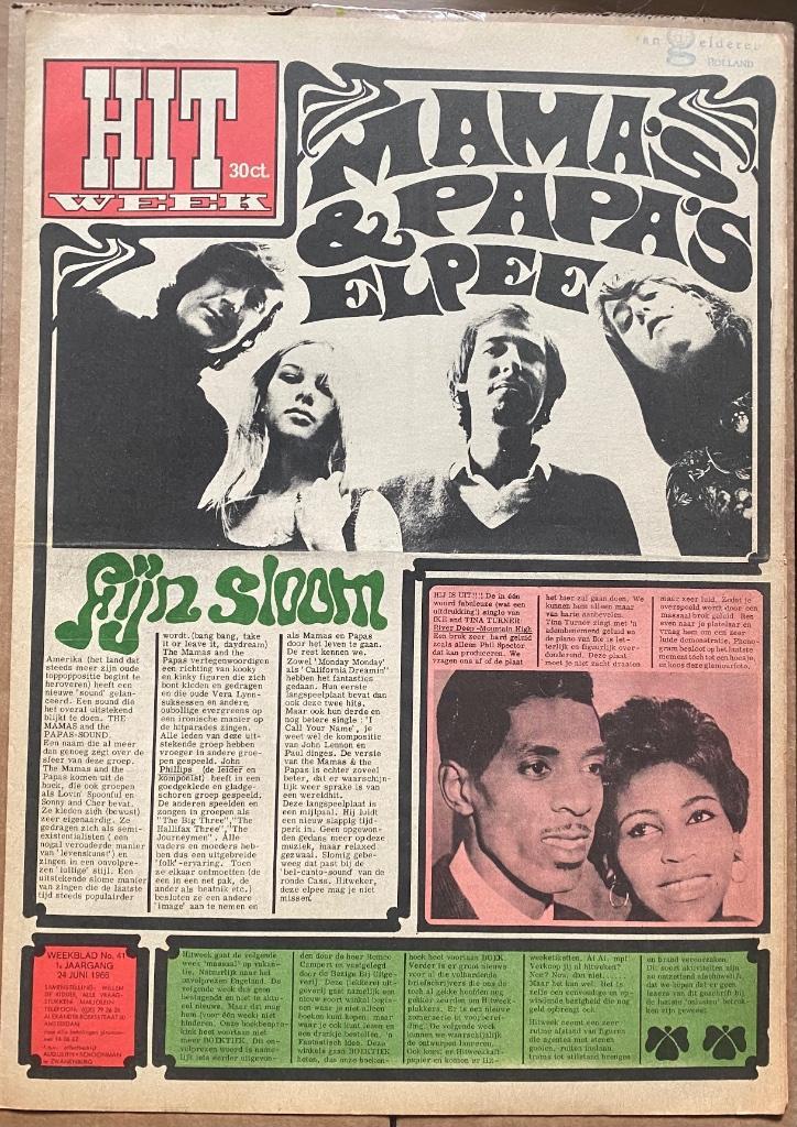 HITWEEK JAARGANG 1 NR.41 HIPPIE MUZIEKKRANT, Boeken, Tijdschriften en Kranten, Gelezen, Muziek, Film of Tv, Verzenden