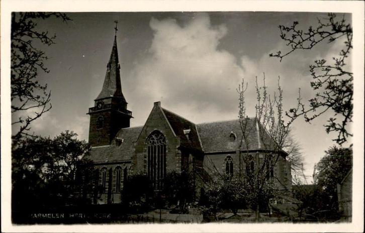 Harmelen  Herv Kerk FOTOKAART Dirk van der List, Verzamelen, Ansichtkaarten | Nederland, Ongelopen, Utrecht, 1920 tot 1940, Verzenden