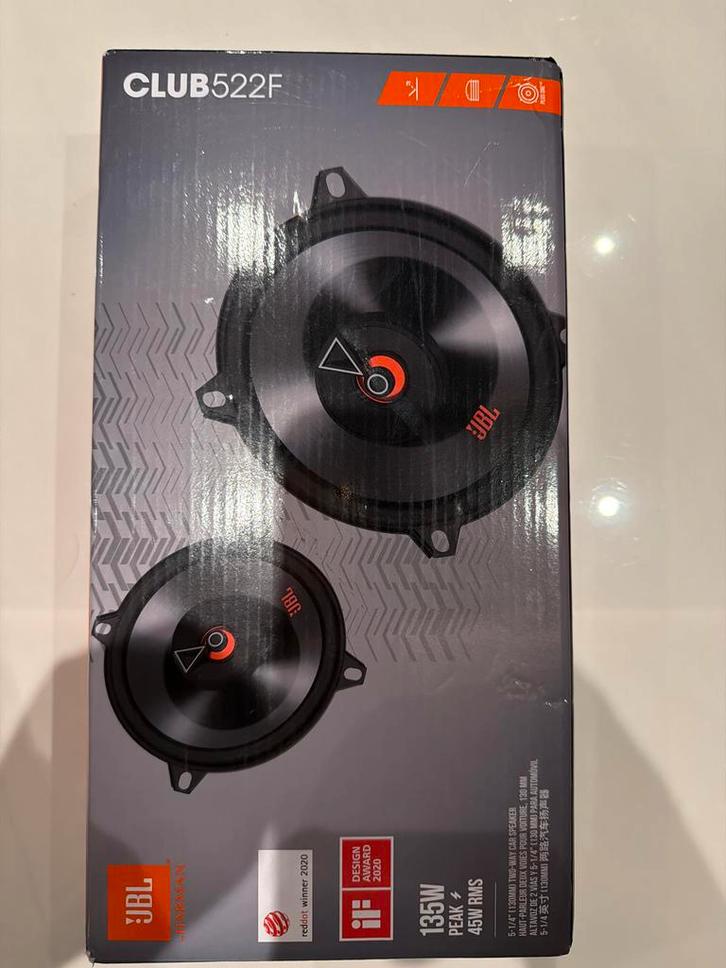 JBL Club 522F Auto Speakers - Nieuw in Doos!, Auto diversen, Autospeakers, Nieuw, Ophalen of Verzenden