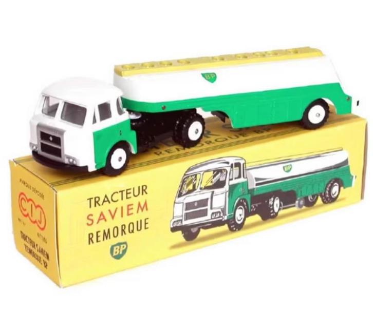 Saviem BP tankwagen schaal 1/43 CIJ Norev ref. 4/71/05, Hobby en Vrije tijd, Modelauto's | 1:43, Nieuw, Bus of Vrachtwagen, Norev
