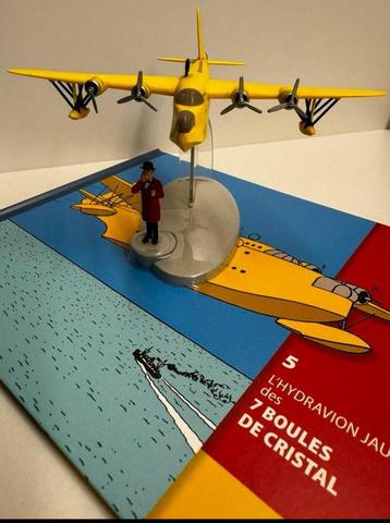 Kuifje vliegtuig 1:43 4 motor watervliegtuig 7 kristal bol beschikbaar voor biedingen