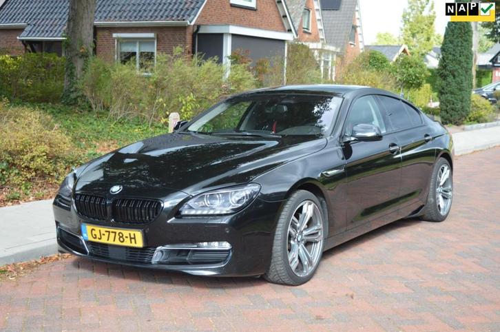 BMW 6-serie Gran Coupé 640i High Exe leer/navi, Auto's, BMW, Bedrijf, Te koop, 6-Serie Gran Coupé, ABS, Achteruitrijcamera, Airbags
