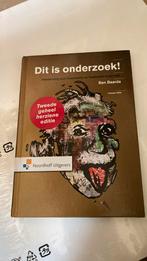 B. Baarda - Dit is onderzoek!, Boeken, B. Baarda, Ophalen of Verzenden, Zo goed als nieuw