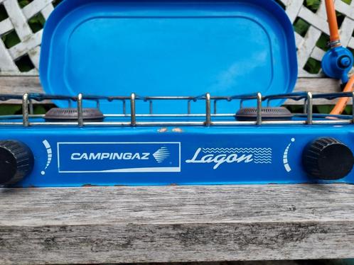 Campingaz gasstel met volle gasfles, Caravans en Kamperen, Kampeeraccessoires, Zo goed als nieuw, Ophalen
