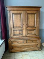 Noten houten kast., Ophalen, 100 tot 150 cm, 150 tot 200 cm, 25 tot 50 cm