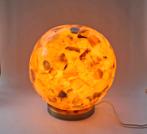 Grote Vintage Albasten Bollamp, Ophalen of Verzenden, Zo goed als nieuw, Minder dan 50 cm
