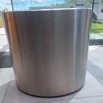 RVS verrijdbare plantenbak, Ophalen, Zo goed als nieuw, Rond, 60 cm of meer