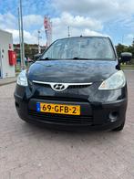 Hyundai i10 1.1 I 5DR 2008 Zwart, Auto's, Hyundai, Voorwielaandrijving, Stof, Airbags, 4 cilinders