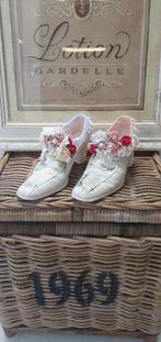 Brocante handgemaakte Victoriaanse schoenen, Ophalen of Verzenden