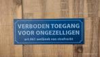 Bordje "Verboden toegang voor ongezelligen", Ophalen of Verzenden, Nieuw