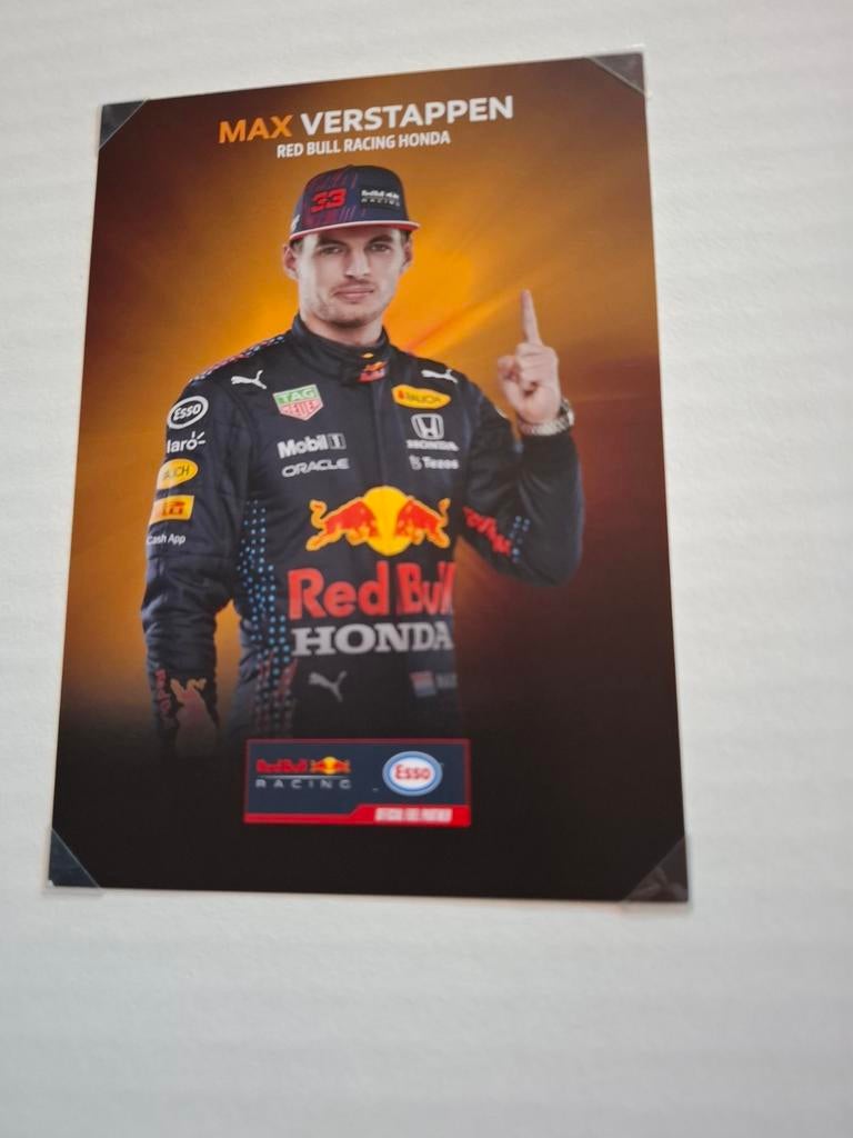 Max verstappen, Verzamelen, Ophalen of Verzenden, Zo goed als nieuw, Formule 1