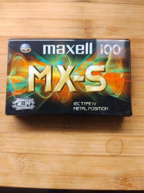Maxell MX-S 100 metal cassette MXS100, Cd's en Dvd's, Cassettebandjes, Nieuw in verpakking, Origineel, Overige genres, 1 bandje