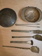 Vintage Messing Keukengerei Set, Ophalen of Verzenden