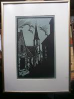 ZANDVOORT, Het Slopje, van BOSEN, LITHO + HOUTSNEDE, Antiek en Kunst, Ophalen