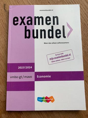 Examenbundel - vmbo-gt/mavo Economie 2023/2024 beschikbaar voor biedingen