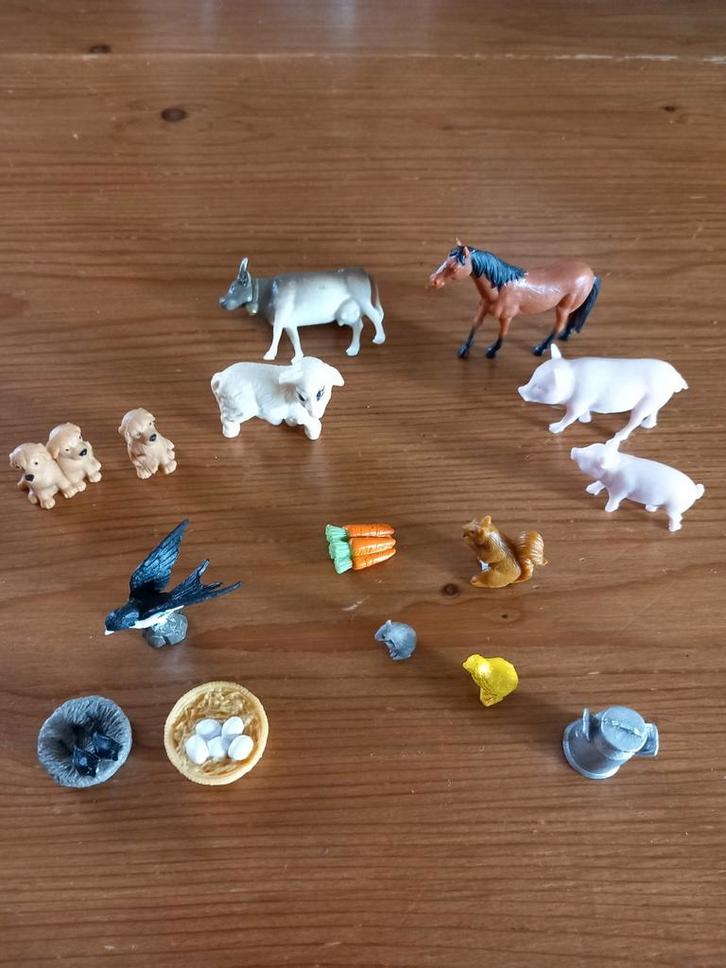 Miniatuur Boerderijdieren Speelgoed Set, Kinderen en Baby's, Speelgoed | Overig, Gebruikt, Jongen of Meisje, Ophalen of Verzenden