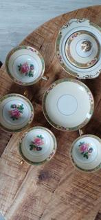 Suikerpot en 4 kop en schotels van KPM servies., Antiek en Kunst, Ophalen