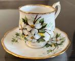 Royal Albert White Dogwood, Ophalen of Verzenden, Zo goed als nieuw, Kop en/of schotel