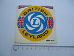 sticker oud British Leyland auto autobus linnen retro, Verzenden, Zo goed als nieuw, Bedrijf of Vereniging