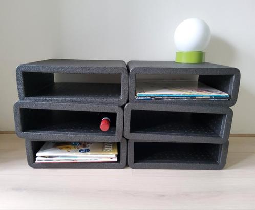 Twee Stack bijzettafels Design Robert Bronwasser voor Goods, Huis en Inrichting, Tafels | Bijzettafels, Gebruikt, Minder dan 45 cm