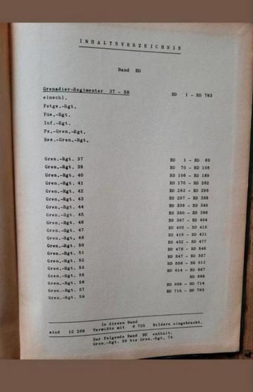 Deutsches Rotes Kreuz Vermissten deel 1BD -o.a Panzer  regt beschikbaar voor biedingen