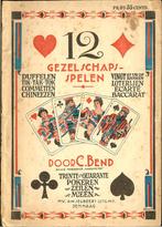 12 GEZELSCHAPSSPELEN door C.Bend Uitgave A.W. Segboer's Uitg, Ophalen of Verzenden, Gelezen