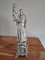 Metalen Antonius beeld met kind, Ophalen of Verzenden